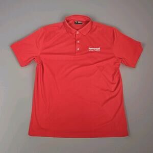 Callaway Opti Dri Polo Shirt Mens XL Red Honeywell Logo Performance Golf